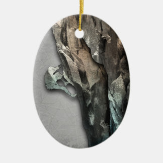 The Climber Ceramic Ornament