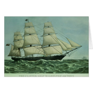 The Clipper ship 'Highflyer', 1111 tons