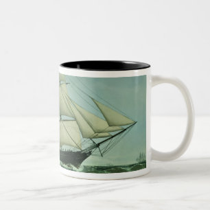 The Clipper ship 'Highflyer', 1111 tons Two-Tone Coffee Mug