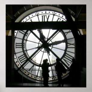 The Clock at Musee d'Orsay Poster