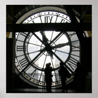 The Clock at Musee d'Orsay Poster