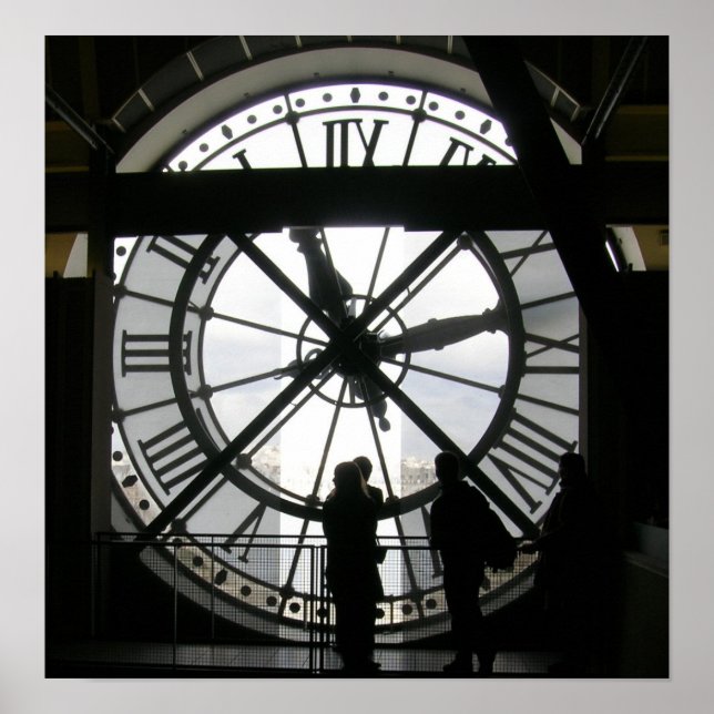 The Clock at Musee d'Orsay Poster (Front)