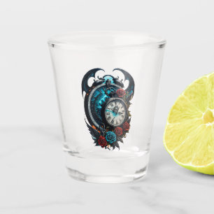 The Clock In the Mist of Infinity. Shot Glass