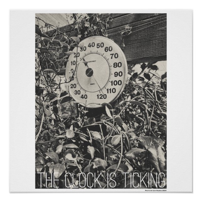 The clock is ticking. poster (Front)