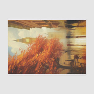 The Clock Tower Tissue Paper