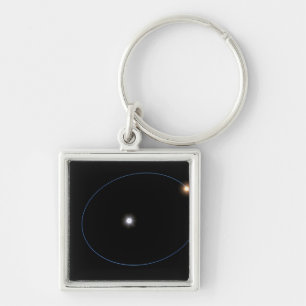 The clockwork-like orbits of a triple-star syst key ring