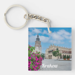 The Cloth Hall in main square in Krakow, Poland Key Ring