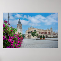 The Cloth Hall in main square in Krakow, Poland