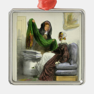 The Cloth Seller Metal Ornament
