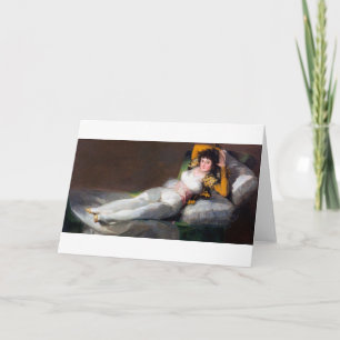 The Clothed Maja, Francisco Goya, 1798-1803 Card