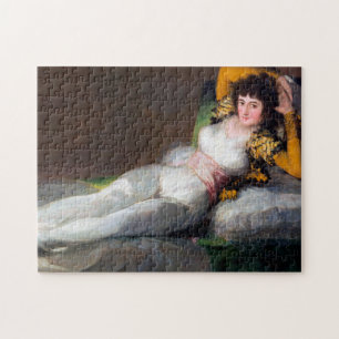 The Clothed Maja, Francisco Goya, 1798-1803 Jigsaw Puzzle
