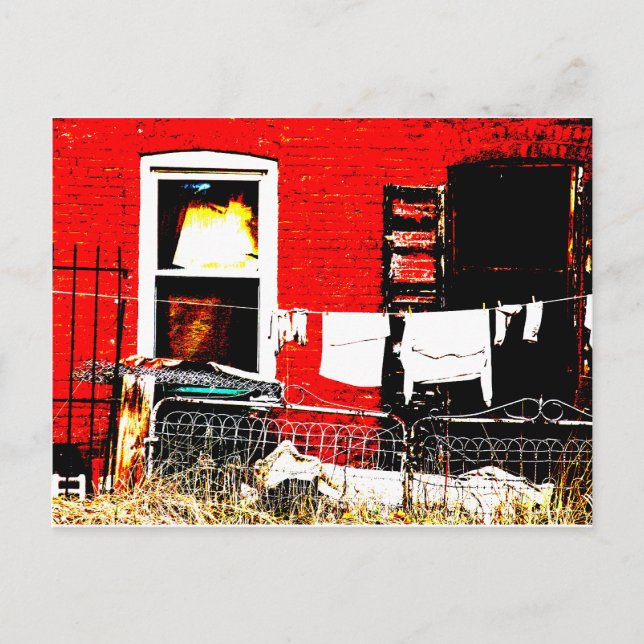 The Clothes Line Postcard (Front)