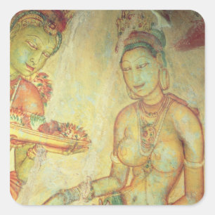 The Cloud Damsels, from the Rock Fortress Square Sticker