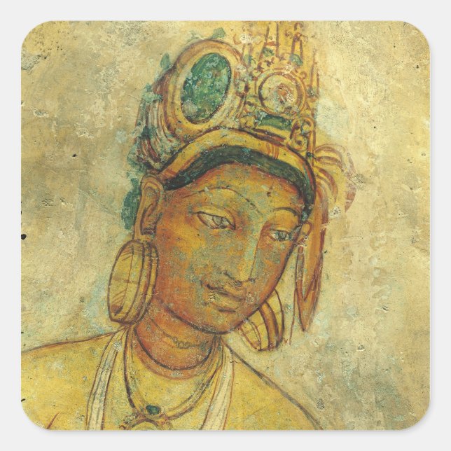 The Cloud Damsels Square Sticker (Front)