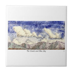The Clouds and Blue Sky Ceramic Tile