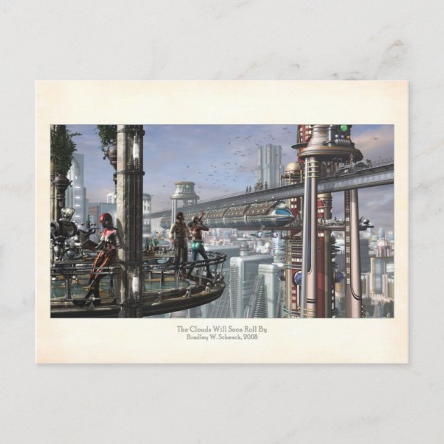 The Clouds Will Soon Roll By Postcard (Front)