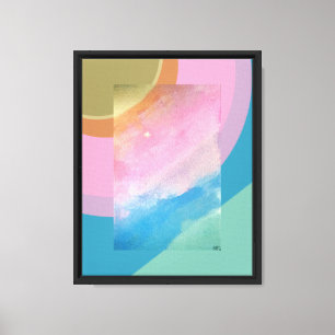 The Cloudy Rainbow Canvas Print