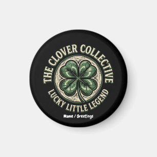 The Clover Collective Vintage Lucky Little Legend  Magnet