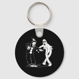 The Clown And Ghost Dancing Key Ring