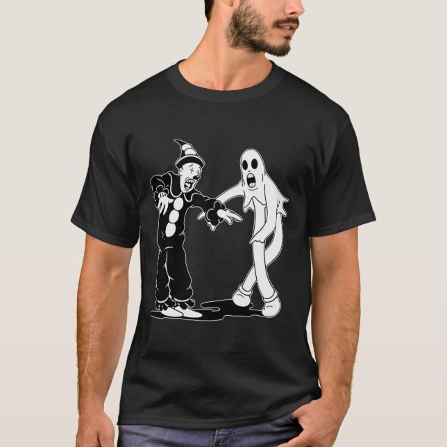 The Clown And Ghost Dancing  T-Shirt (Front)