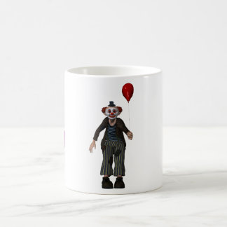 The clown and his balloon coffee mug