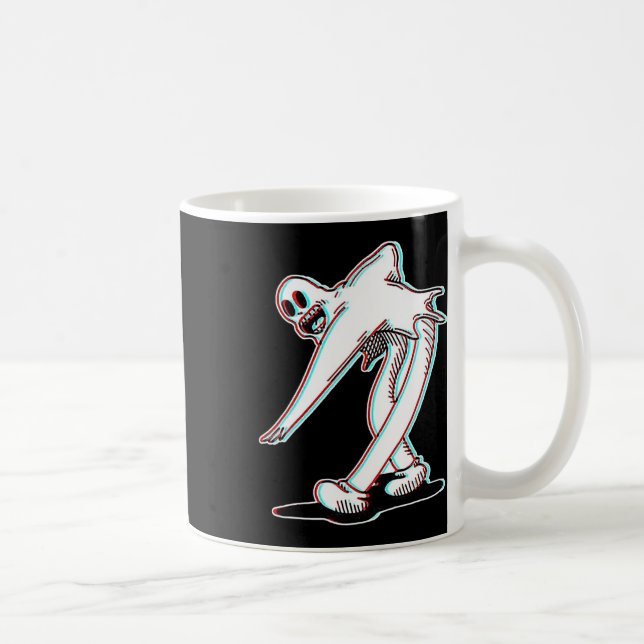 The Clown Ghost Glitch Dancing  Coffee Mug (Right)