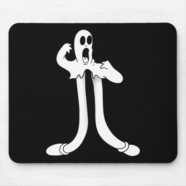 The Clown Ghost Splits Blackwork  Mouse Pad (Front)