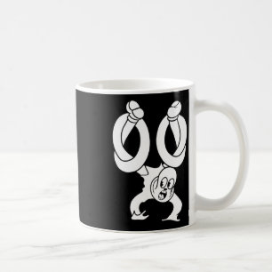 The Clown Ghost Twisted Blackwork Coffee Mug