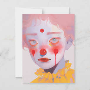 The Clown  Postcard