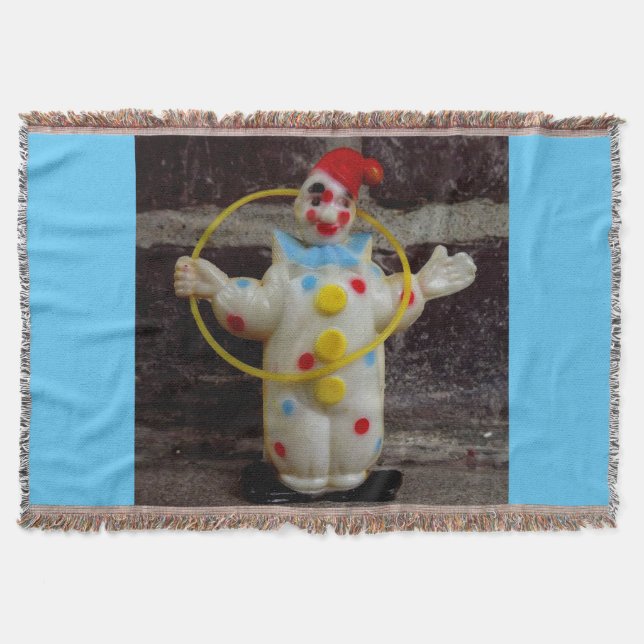 The Clown Throw Blanket (Front)