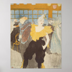 The Clownesse in the Rouge, 1897 Poster
