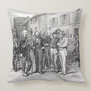 The Club Room of Zermatt in 1864, from 'The Ascent Cushion