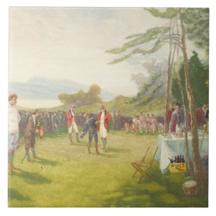 The Club's the Thing, published by Boupil and Co. Ceramic Tile