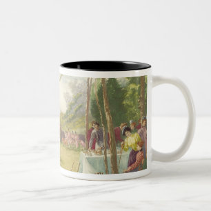 The Club's the Thing, published by Boupil and Co. Two-Tone Coffee Mug