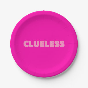 The Clueless Paper Plate