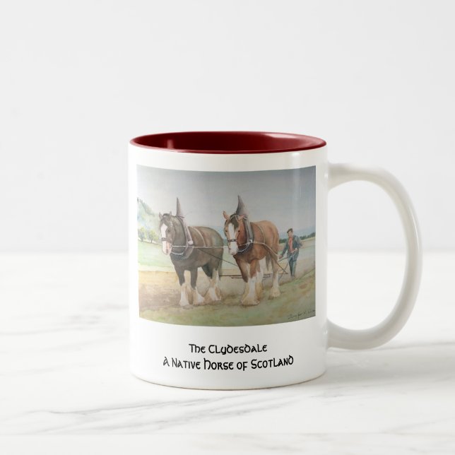 The Clydesdale Two-Tone Coffee Mug (Right)