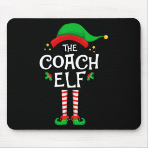 The Coach Elf Christmas Family Matching Group  Mouse Pad