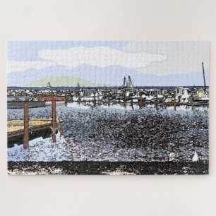 The Coast, Marseillan South of France  Jigsaw Puzzle