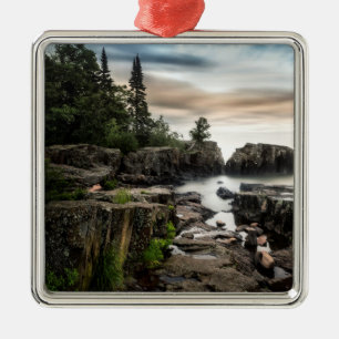 The Coast of Lake Superior Minnesota Metal Ornament