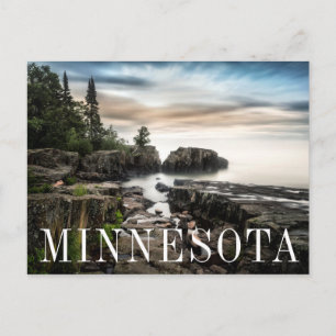 The Coast of Lake Superior   Minnesota Postcard