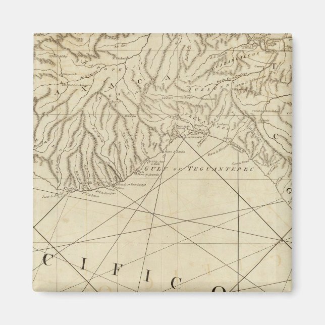 The Coast of New Spain from Neuva Magnet (Front)