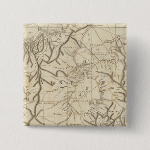 The coast of Tierra Firma from Cartagena 15 Cm Square Badge