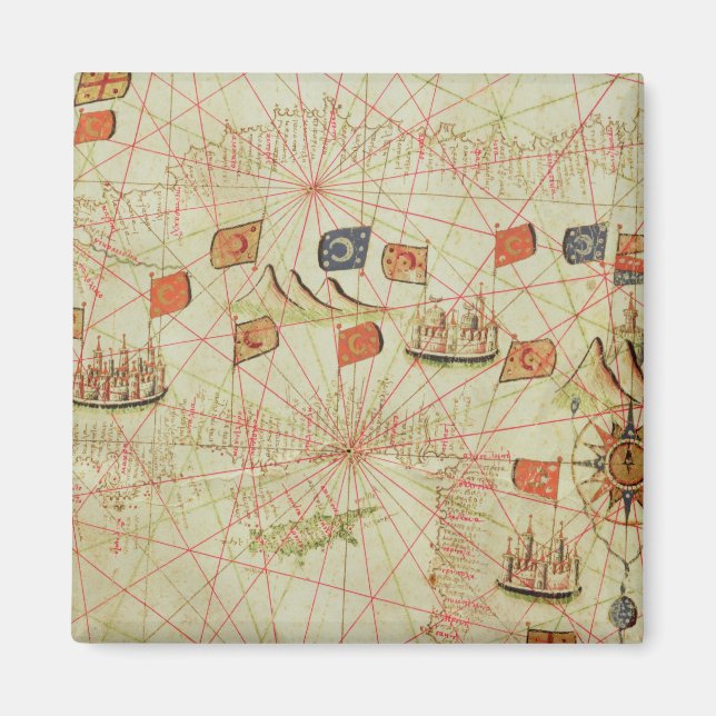 The Coast of Turkey and Cyprus Magnet (Front)