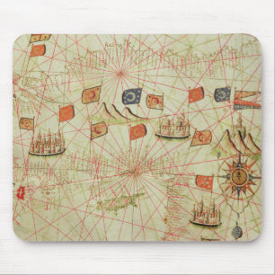 The Coast of Turkey and Cyprus Mouse Pad
