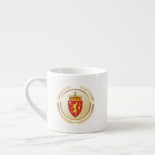 The Coat of Arms of Norway Espresso Cup