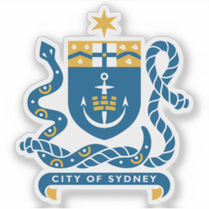 The coat of arms of Sydney, Australia
