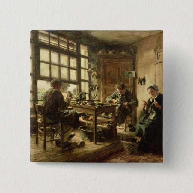 The Cobblers, 1880 15 Cm Square Badge (Front)