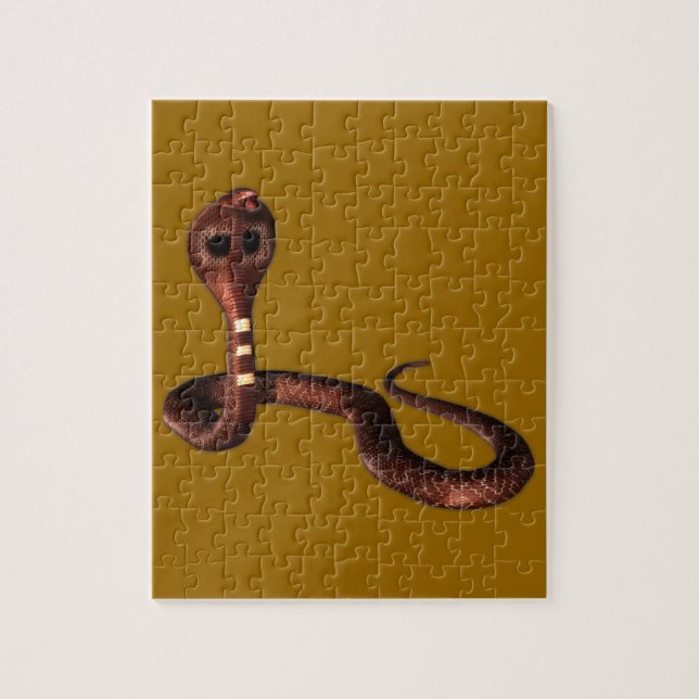 The Cobra, Deadly Snake Jigsaw Puzzle (Vertical)