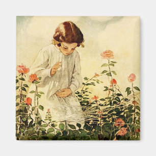 The Cobweb by Jessie Willcox Smith Magnet