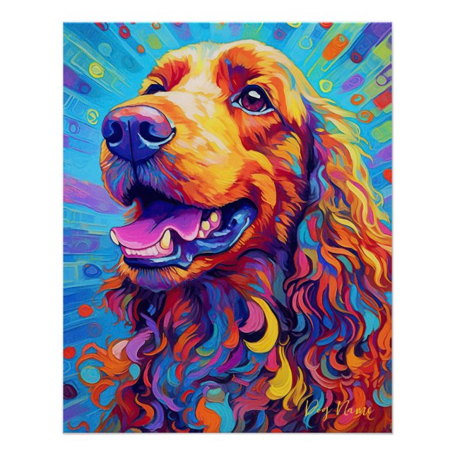 The Cocker Spaniel Dog 001 - Zetton Ziana Poster (Front)